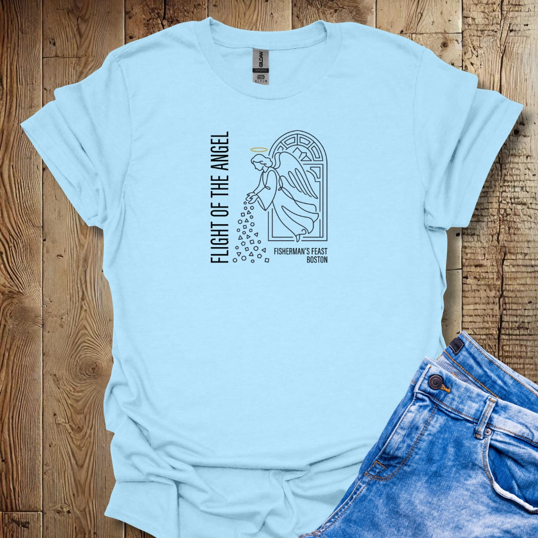 Fisherman's Feast North End Boston Angel Lightweight Unisex T-shirt
