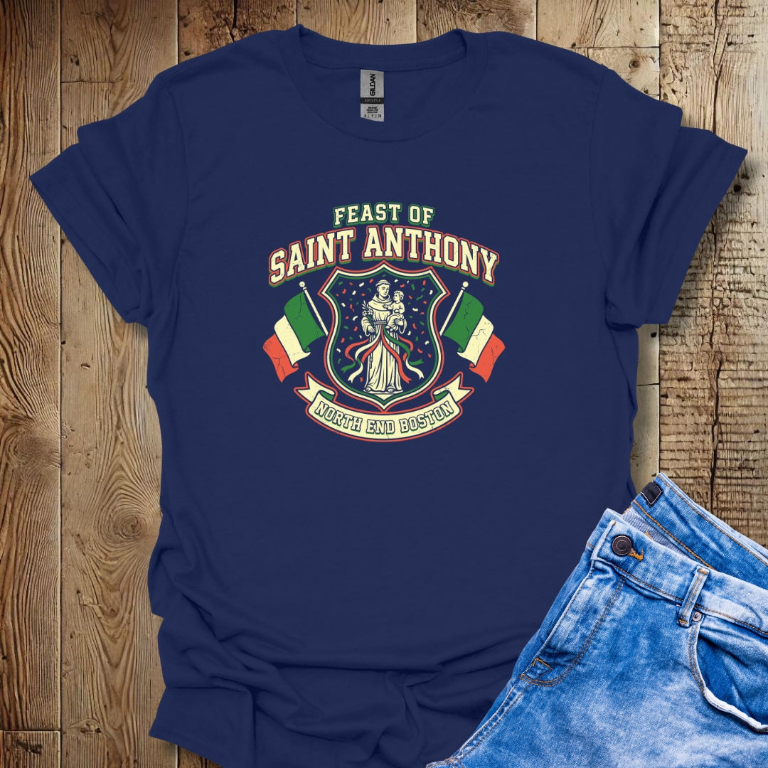 Saint Anthony's Feast North End Boston Lightweight Unisex T-shirt
