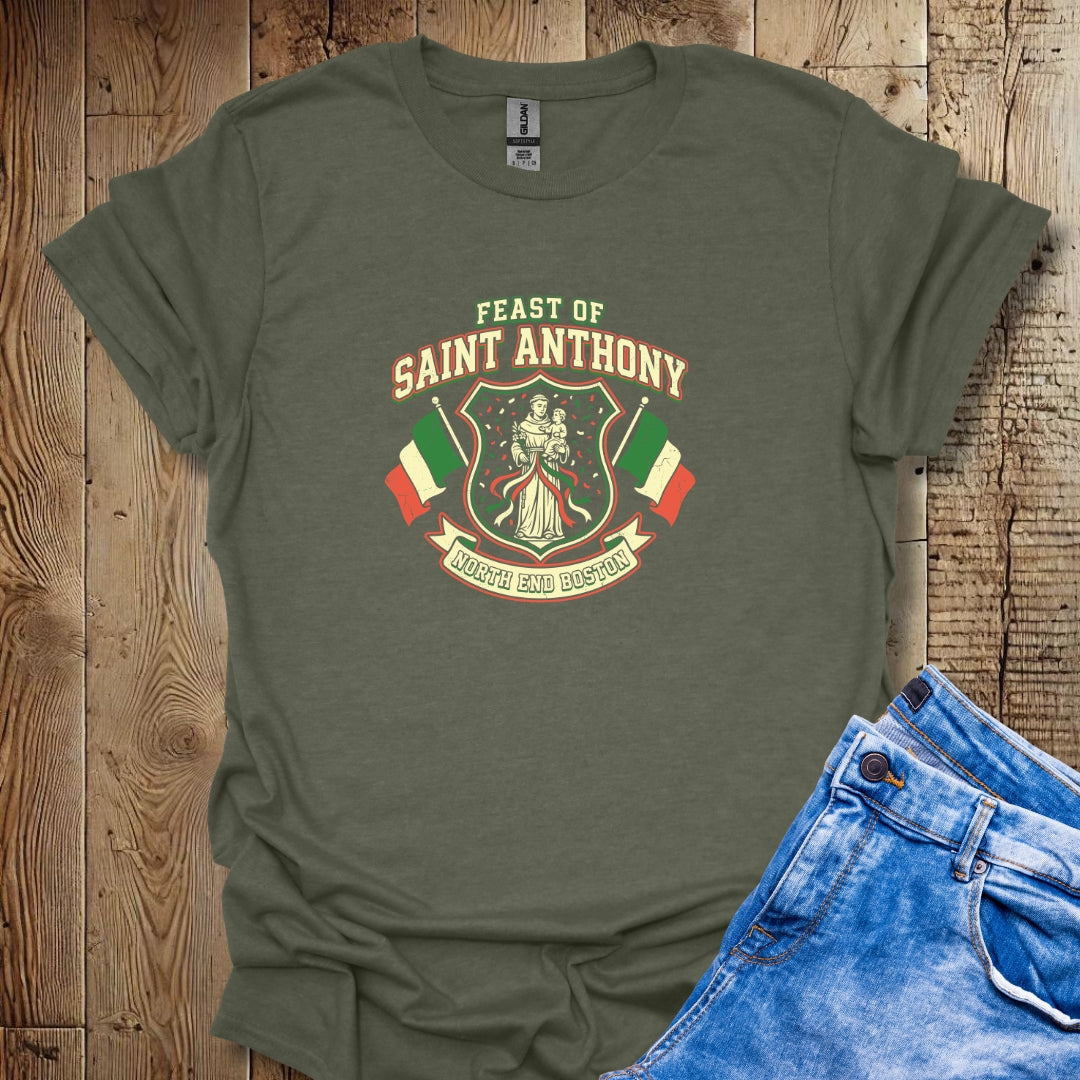 Saint Anthony's Feast North End Boston Lightweight Unisex T-shirt