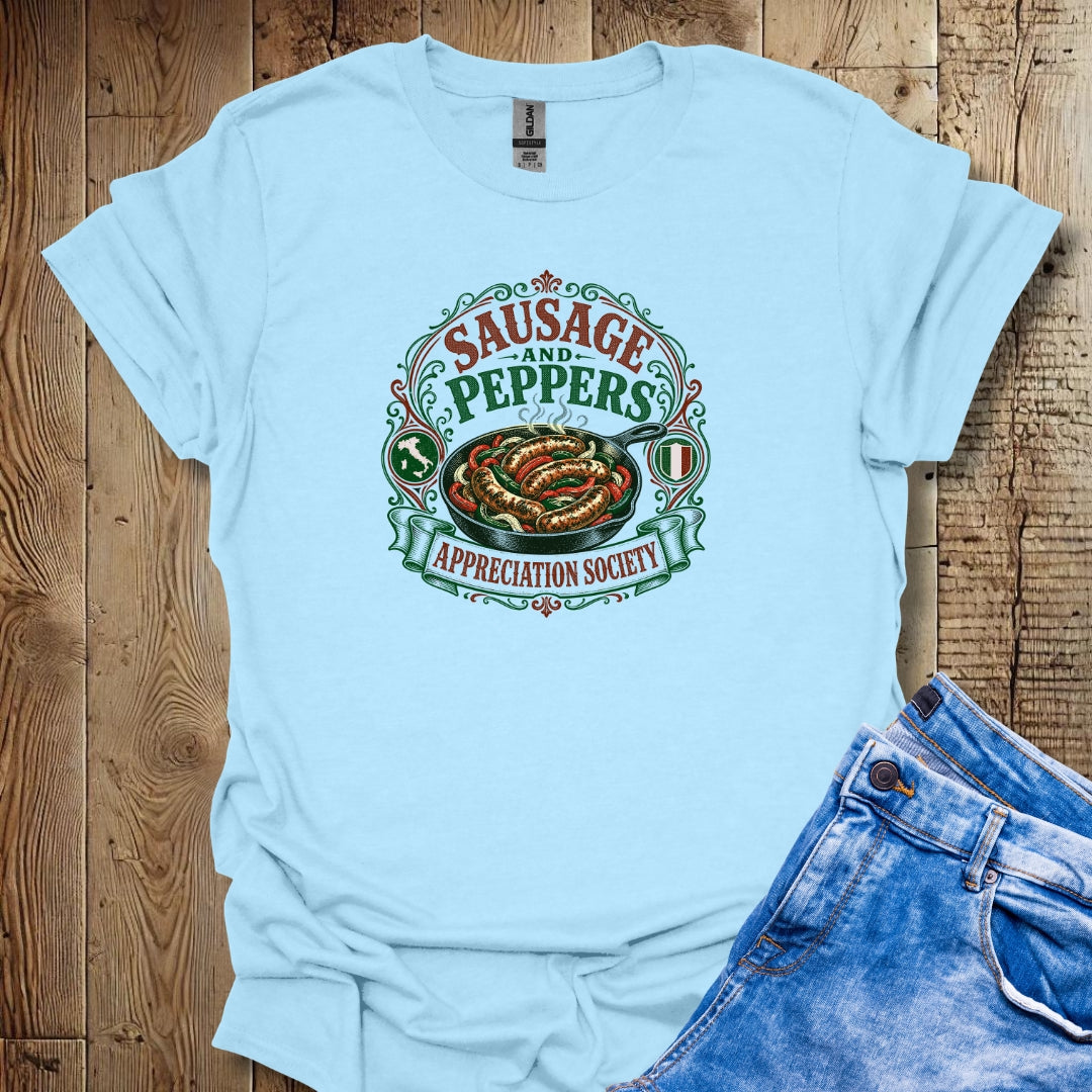 Sausage and Peppers Appreciation Society T-Shirt