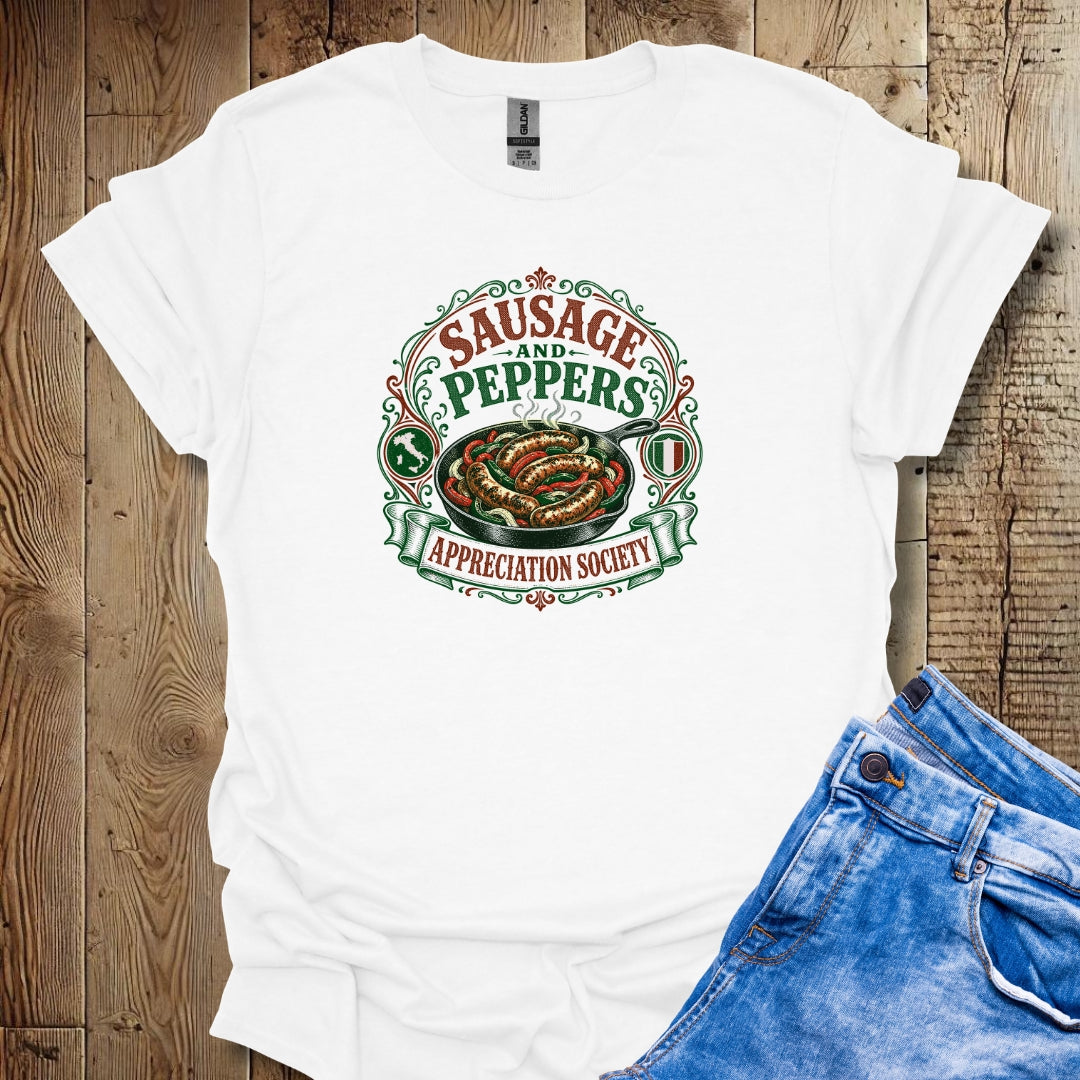 Sausage and Peppers Appreciation Society T-Shirt