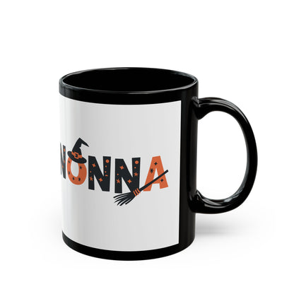 Nonna Witch Halloween Black Mug (11oz, 15oz)