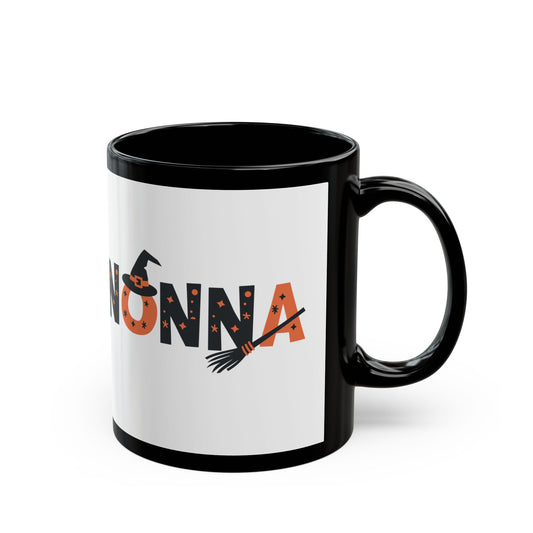 Nonna Witch Halloween Black Mug (11oz, 15oz)