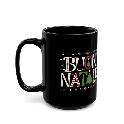 Buon Natale Black Mug (11oz, 15oz)