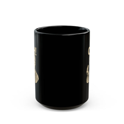 Julius Caesar Oh Hand Gesture Quote Black Mug (11oz, 15oz)