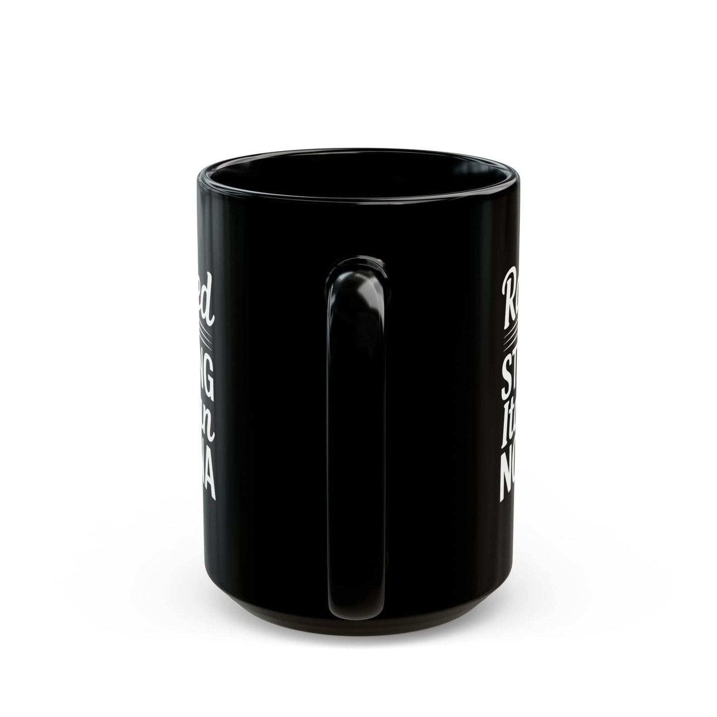 Raised by a Strong Nonna Black Mug (11oz, 15oz)