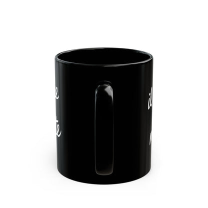 Il Dolce Far Niente Black Mug (11oz, 15oz)