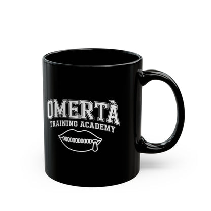 Omertà Training Academy Black Mug (11oz, 15oz)