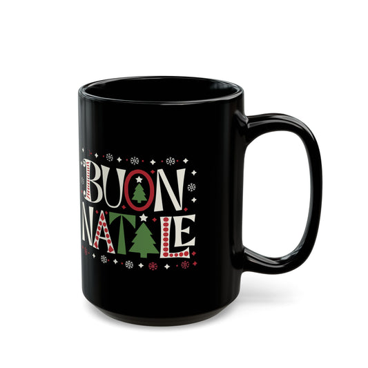 Buon Natale Black Mug (11oz, 15oz)