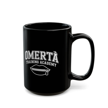 Omertà Training Academy Black Mug (11oz, 15oz)