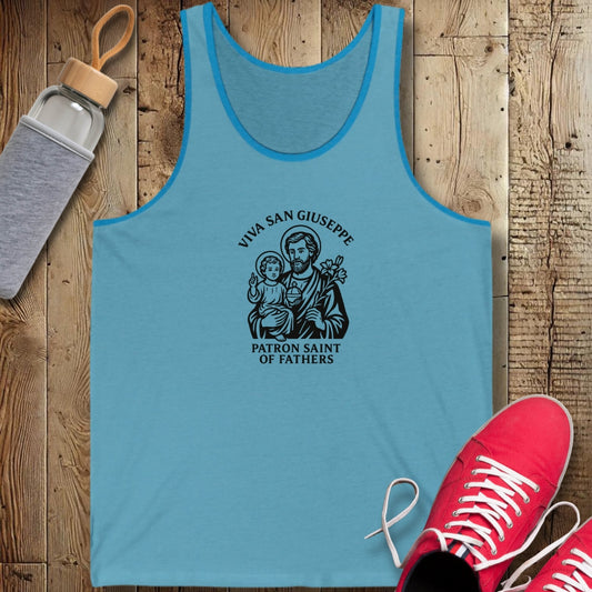 Viva San Giuseppe St Joseph Unisex Jersey Tank