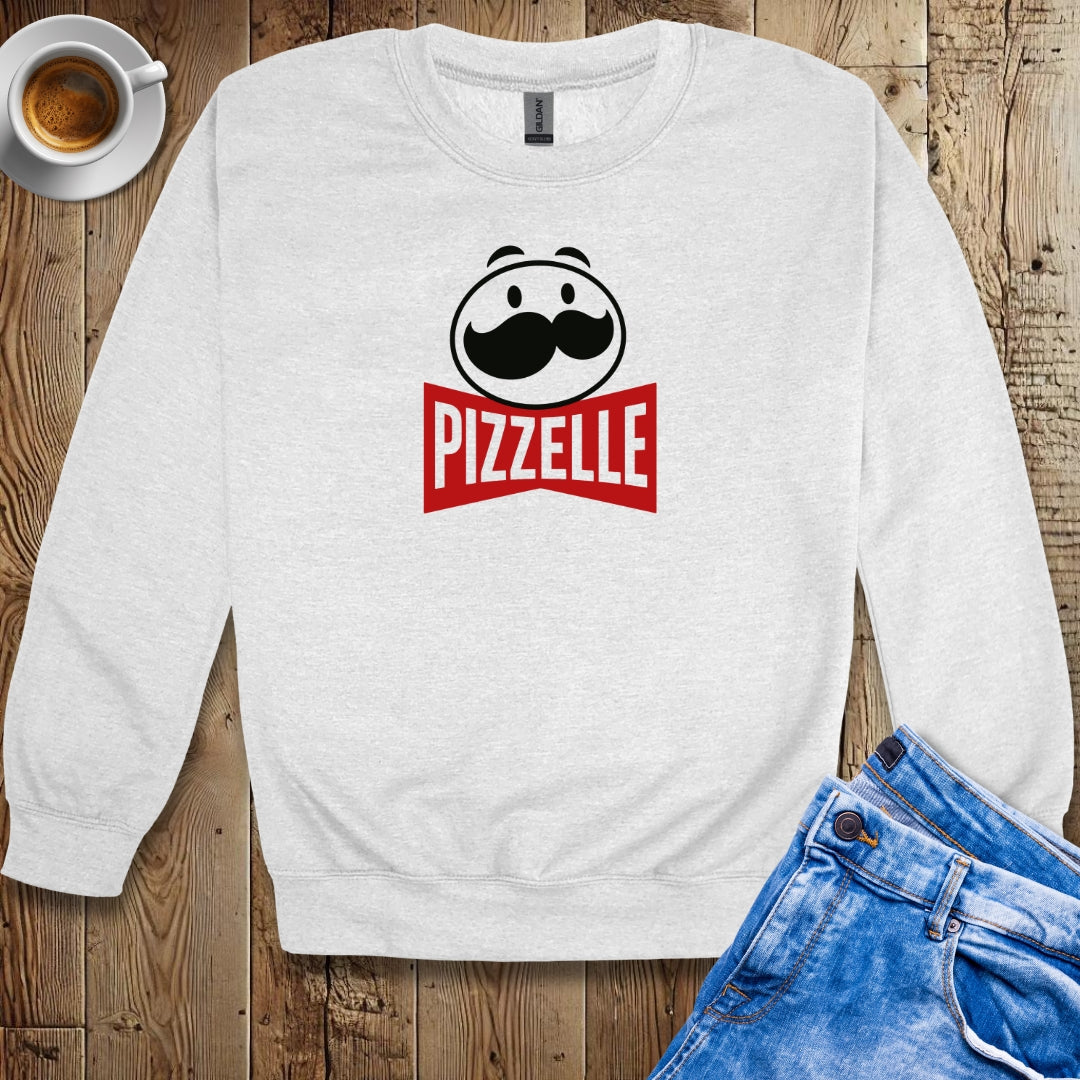 Pizzelle Pringles Logo Parody Sweatshirt