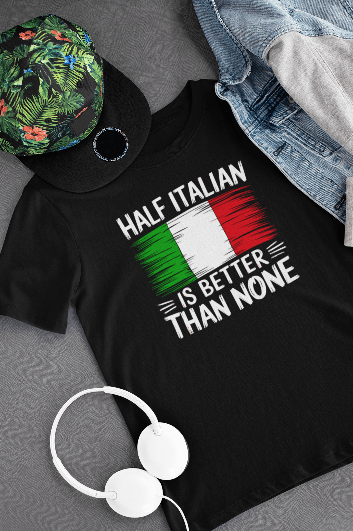 Half Italian Is Better Than None Kids Tee