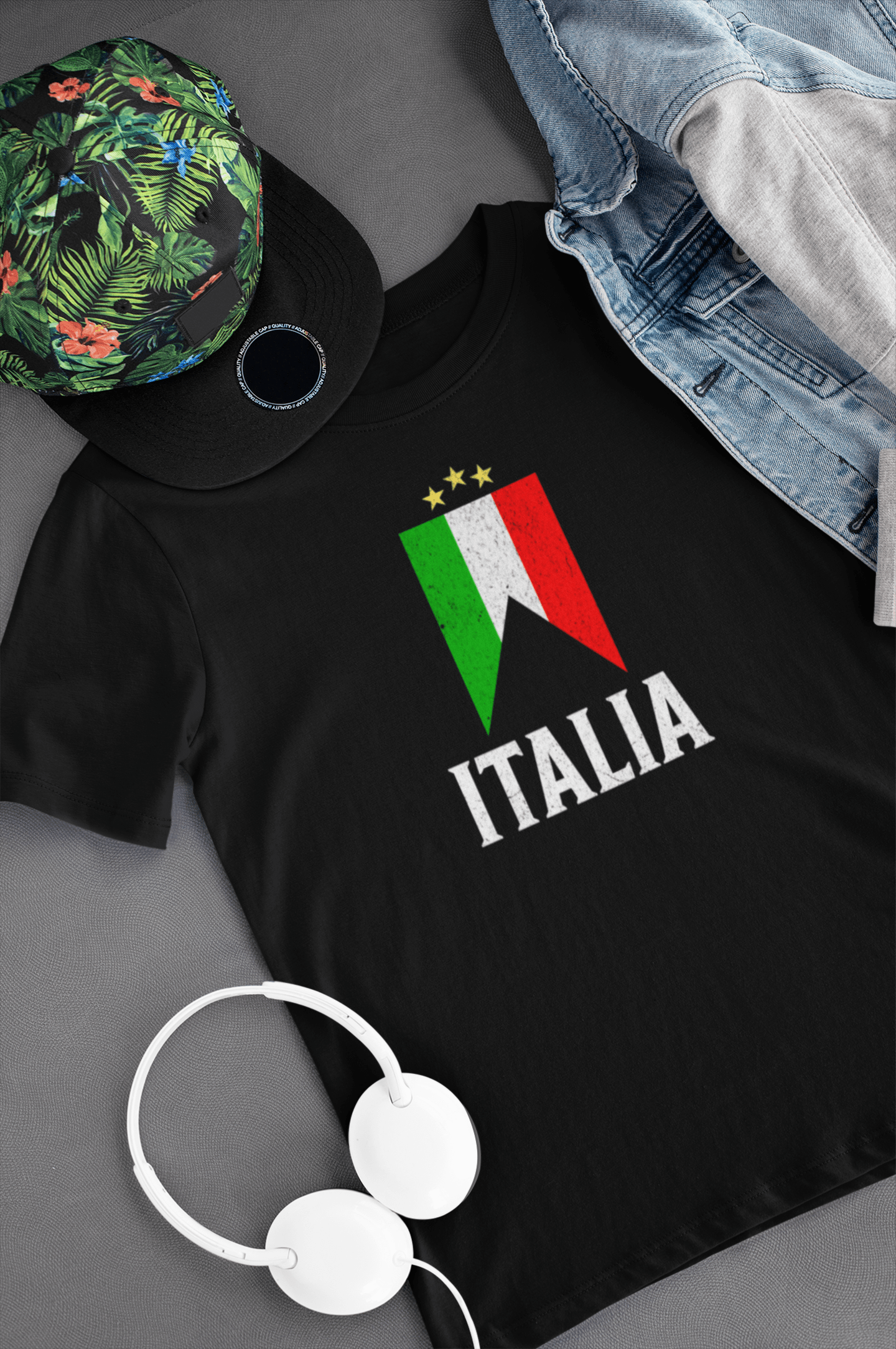 Italian Flag Badge Kids Tee