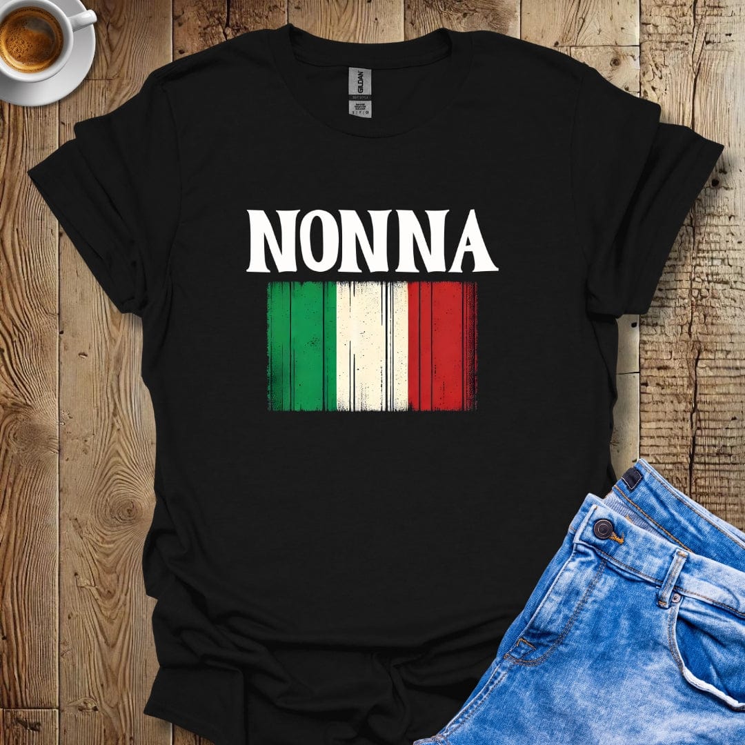 Cute Nonna Italian Flag T-shirt