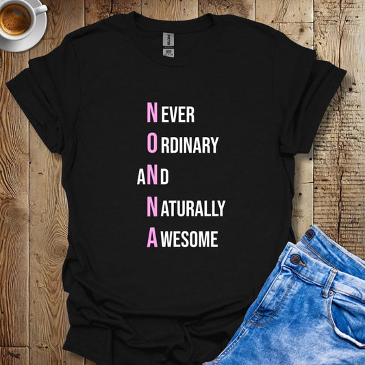 Not an Ordinary Nonna Naturally Awesome Italian Pride T-shirt