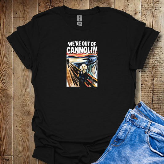 The Scream We're Out of Cannoli Unisex T-shirt