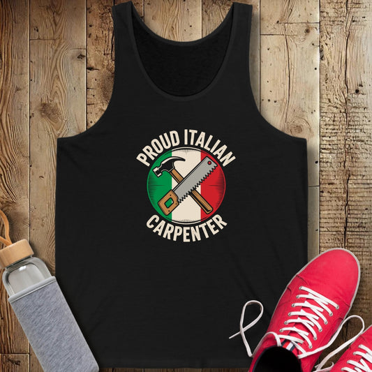Proud Italian Carpenter Unisex Jersey Tank