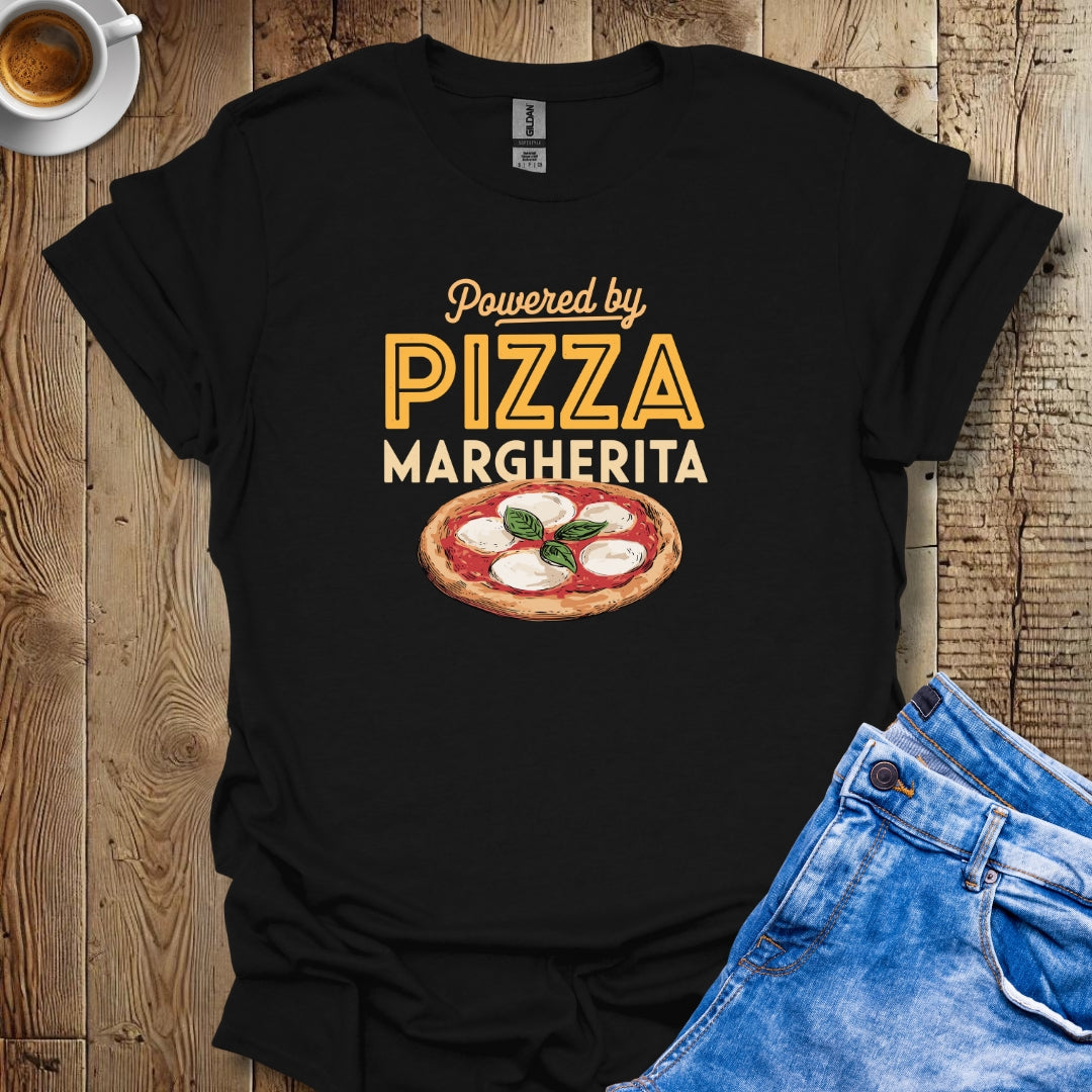 Powered by Pizza Margherita T-shirt