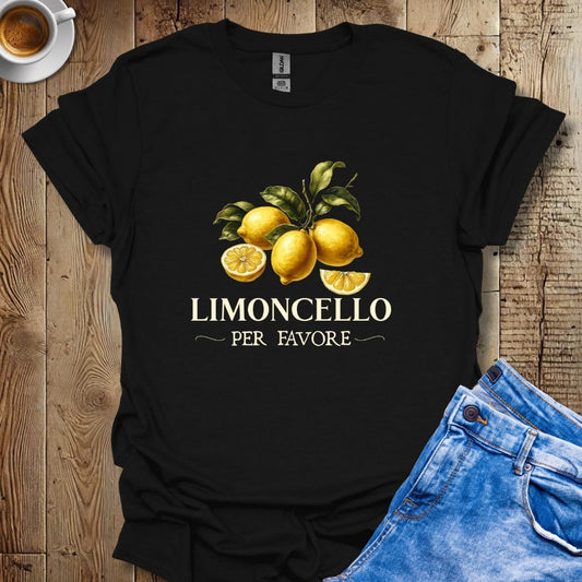 Limoncello Per Favore Italian Foodie T-shirt