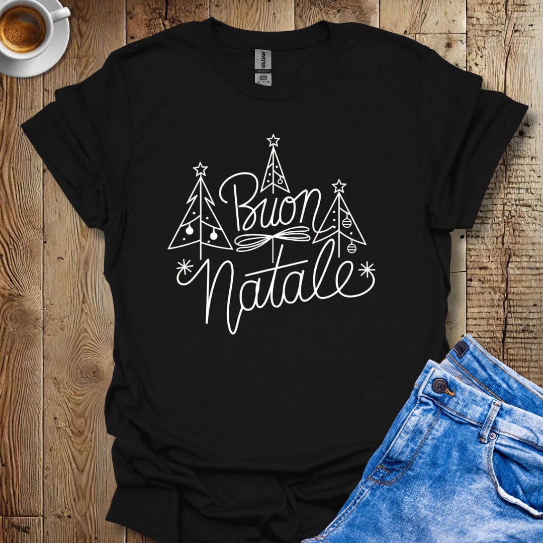 Buon Natale Minimalist Italian Pride T-shirt