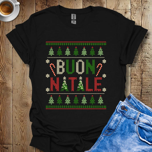 Ugly Christmas Sweater Buon Natale T-shirt