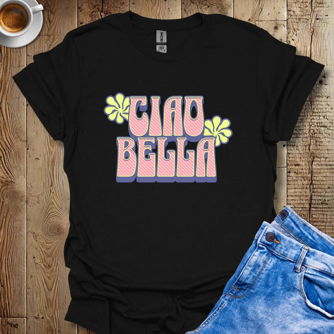 Cute Retro Ciao Bella Italian Pride T-shirt