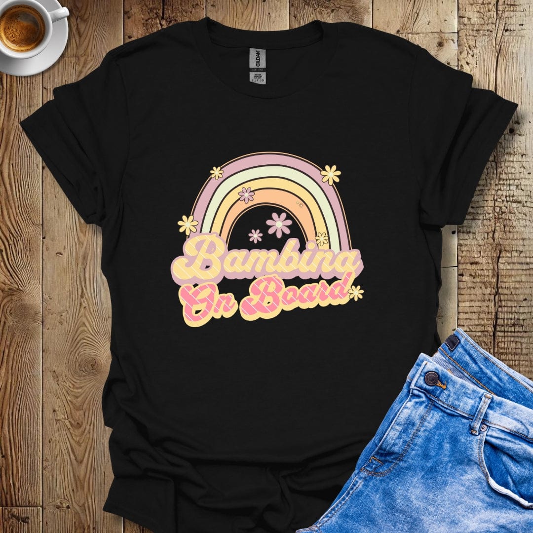 Cute Italian Bambina On Board Baby Girl T-shirt