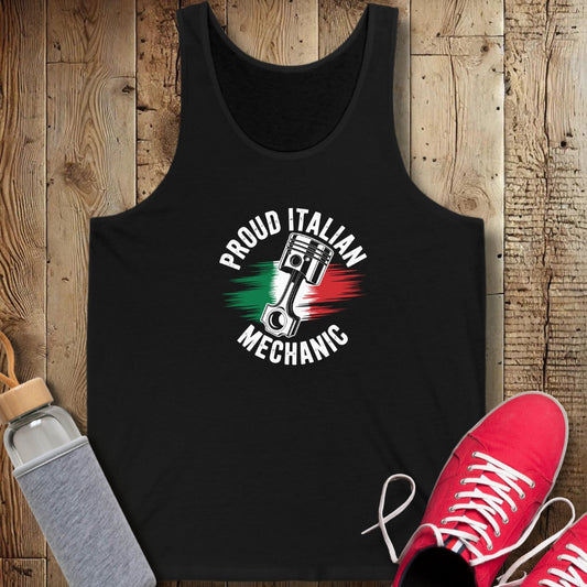 Proud Italian Mechanic Unisex Jersey Tank