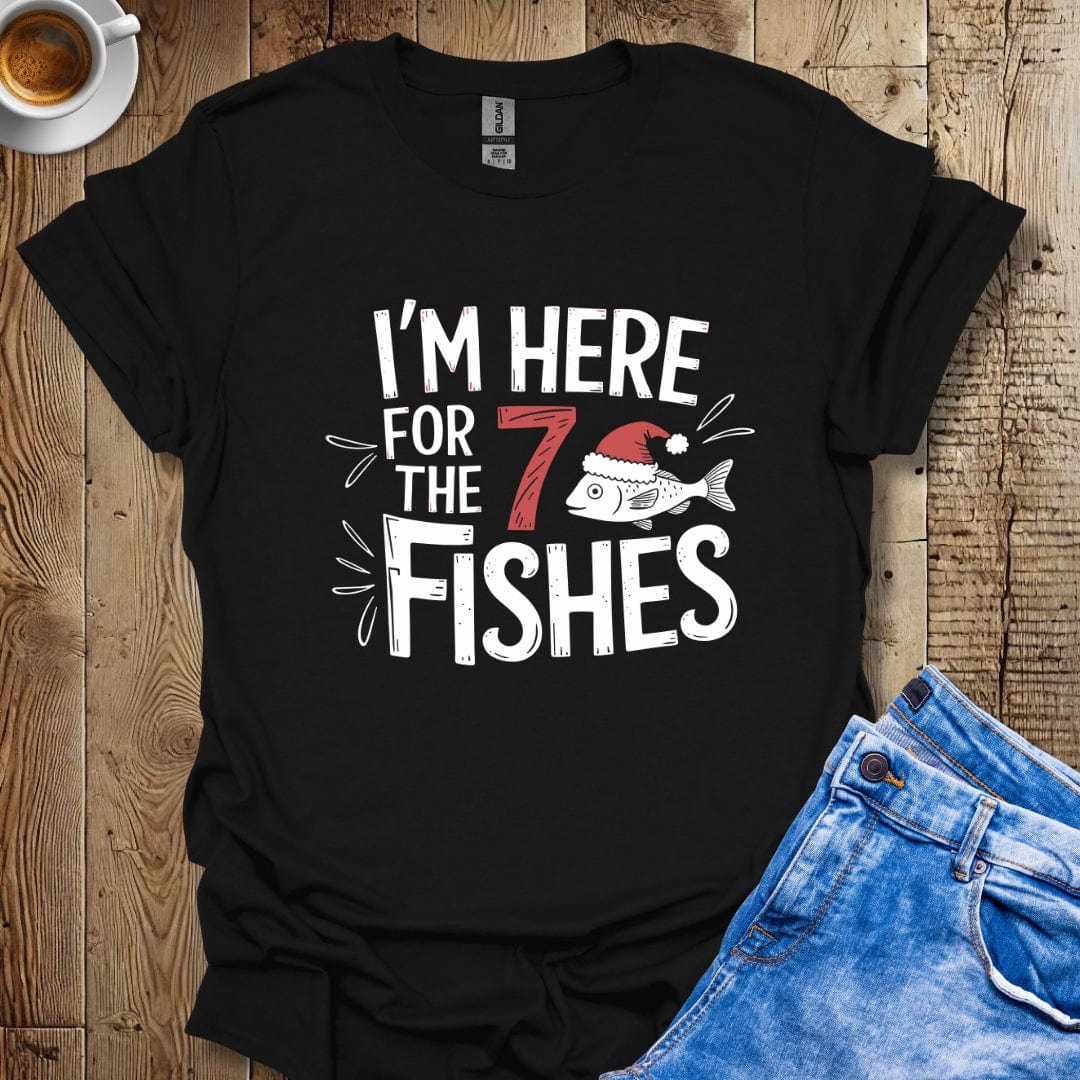 I'm Here for the Seven Fishes Christmas Italian Pride T-shirt