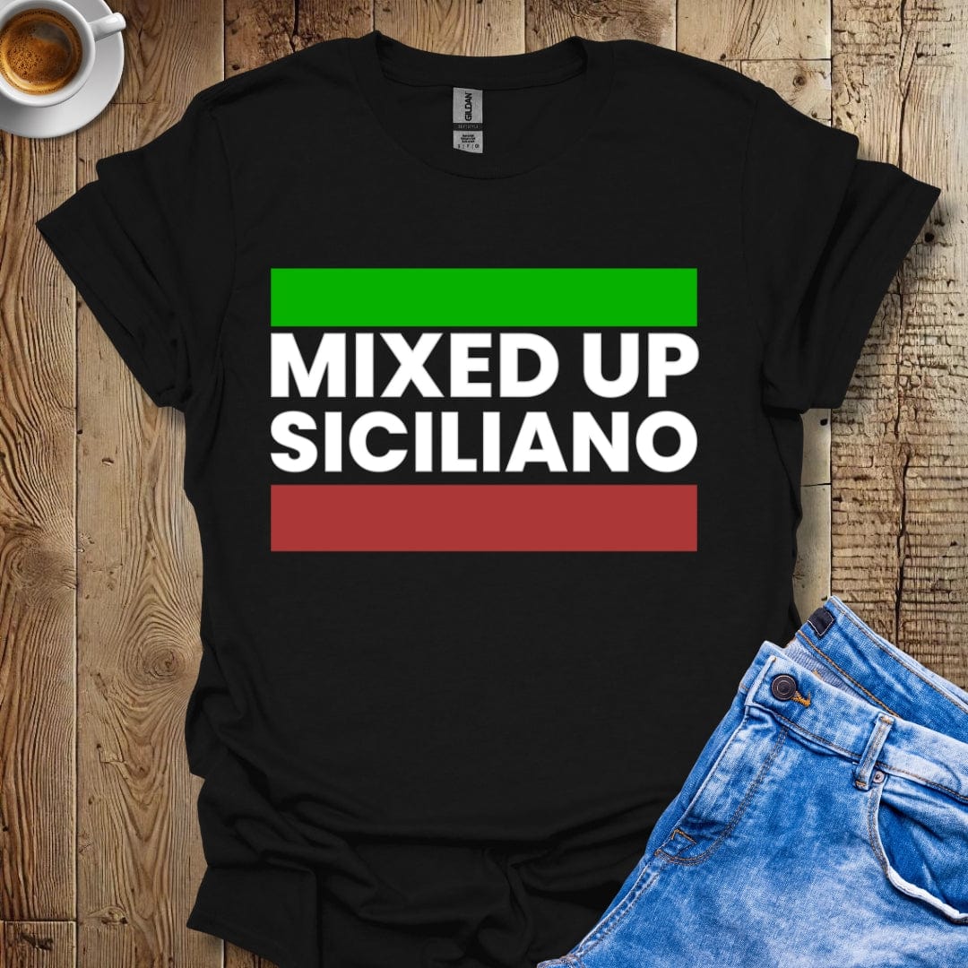 Funny Mixed Up Siciliano Mambo Italiano T-Shirt