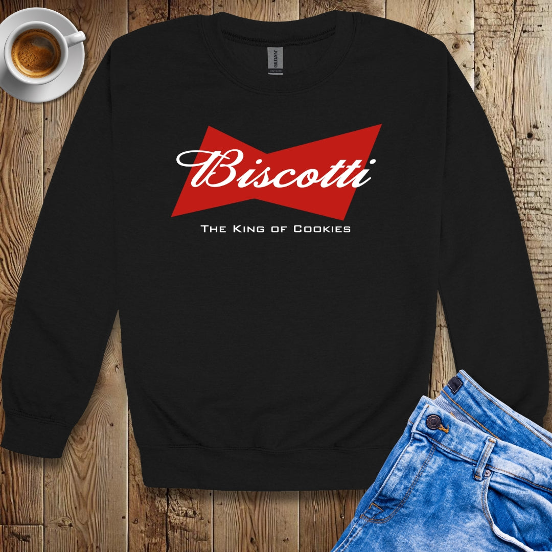 Biscotti King of Cookies Crew Neck Sweatshirt