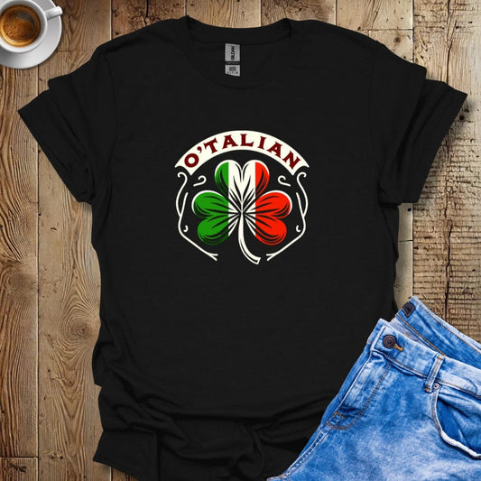 Funny O'Talian Half Irish Half Italian T-shirt