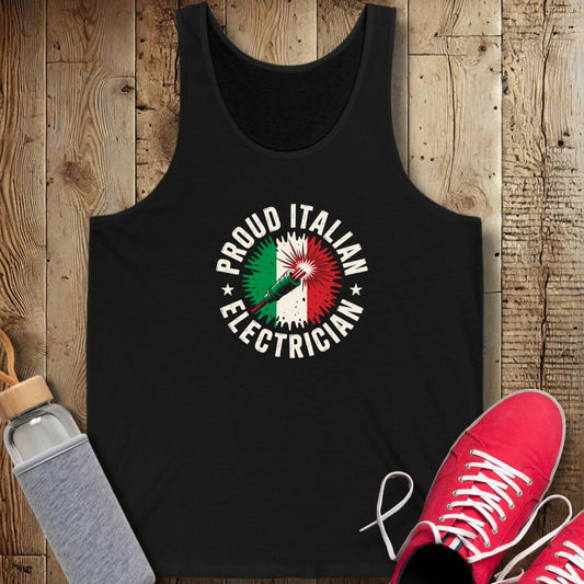 Proud Italian Electrician Unisex Jersey Tank