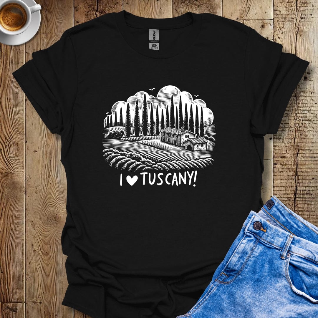 I Love Tuscany Italy Lover T-shirt