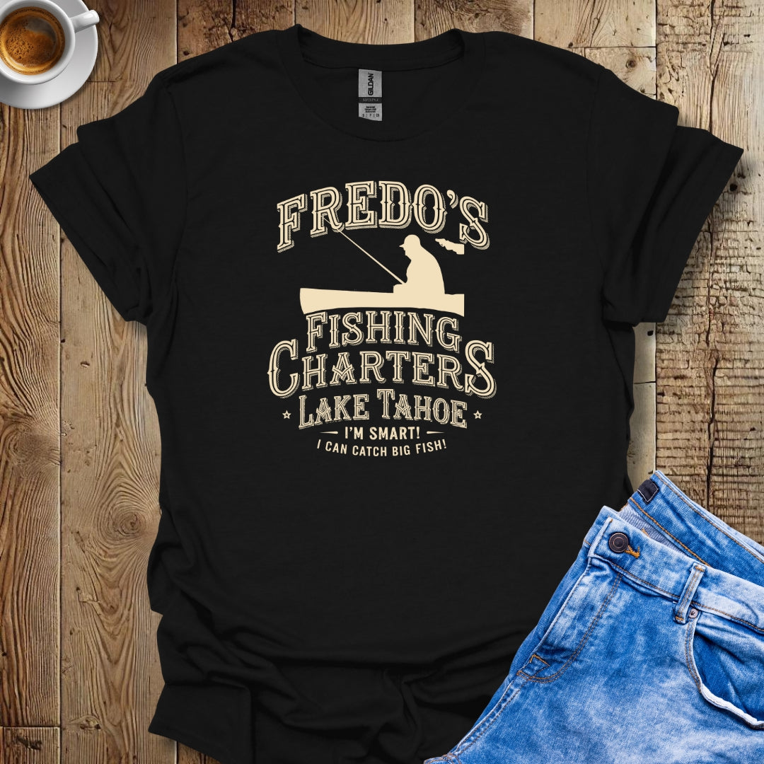 Fredo's Fishing Charters Godfather Parody T-shirt