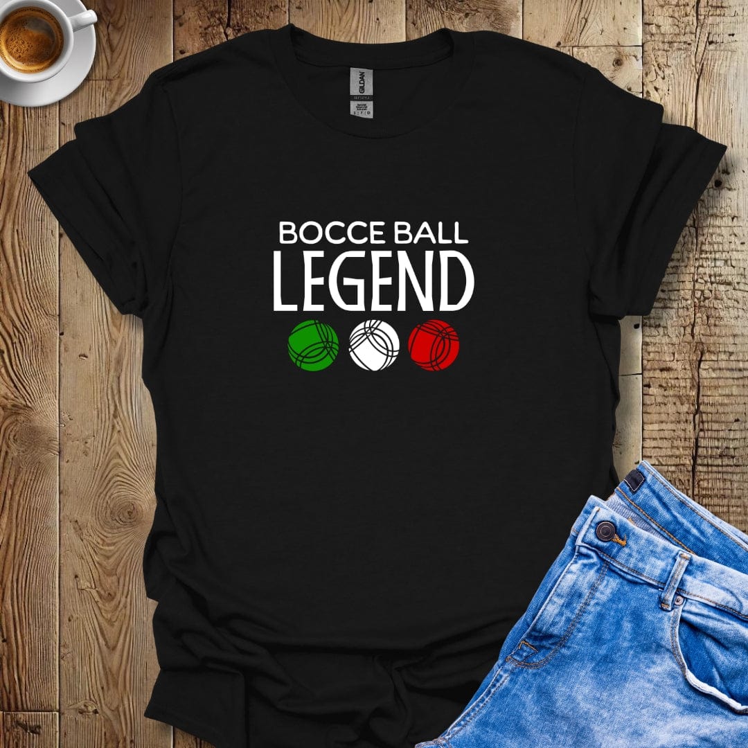 Funny Bocce Ball Legend Italian Pride T-shirt