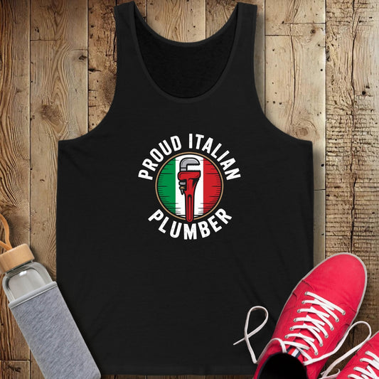 Proud Italian Plumber Unisex Jersey Tank