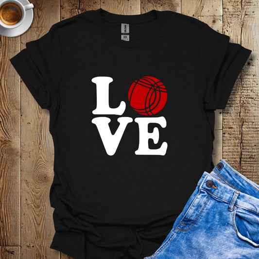 Love Bocce Ball Italian Pride T-shirt