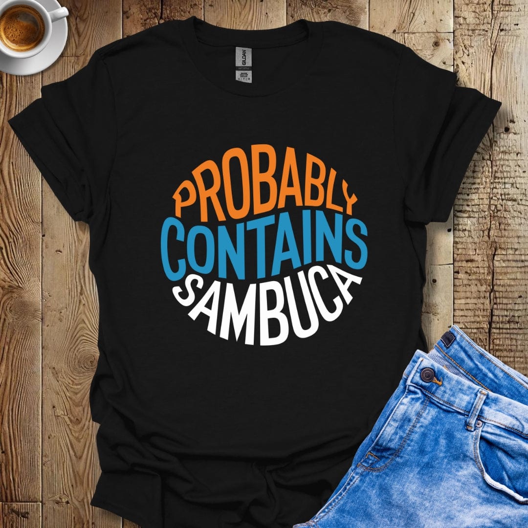 Probably Contains Sambuca Italian Pride T-shirt