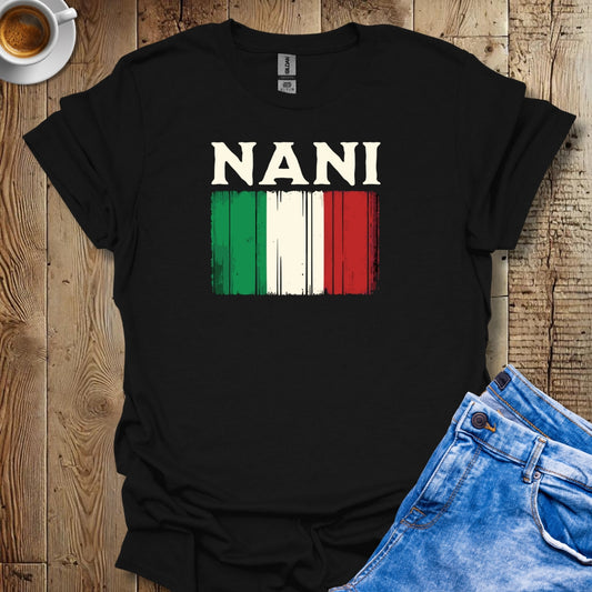 Nani Distressed Italian Flag T-shirt