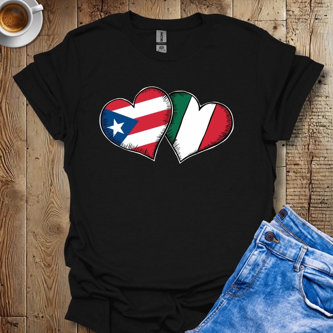 Half Puerto Rican Half Italian T-shirt