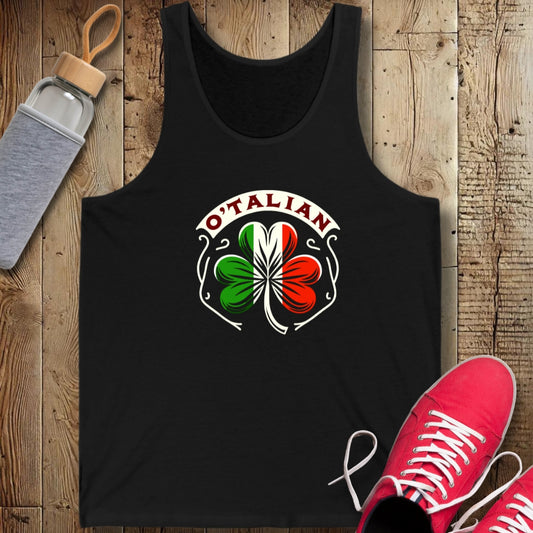 O'talian Half Irish Italian Unisex Jersey Tank