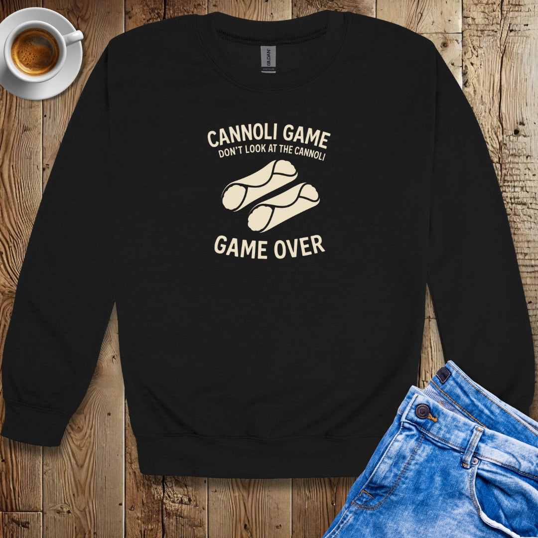 Cannoli Game Crew Neck Sweatshirt