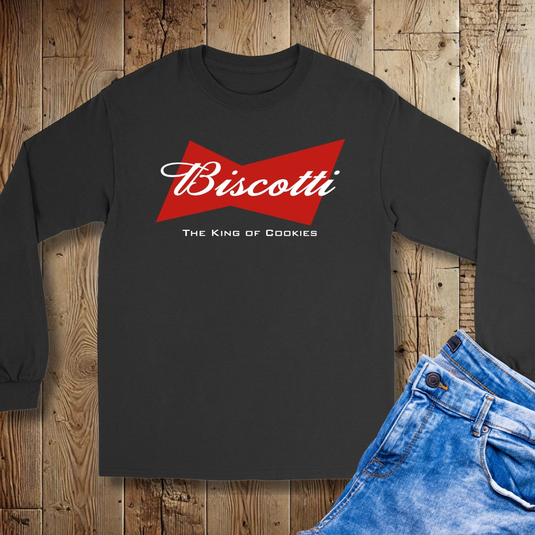 Biscotti the King of Cookies Unisex Long Sleeve Tee