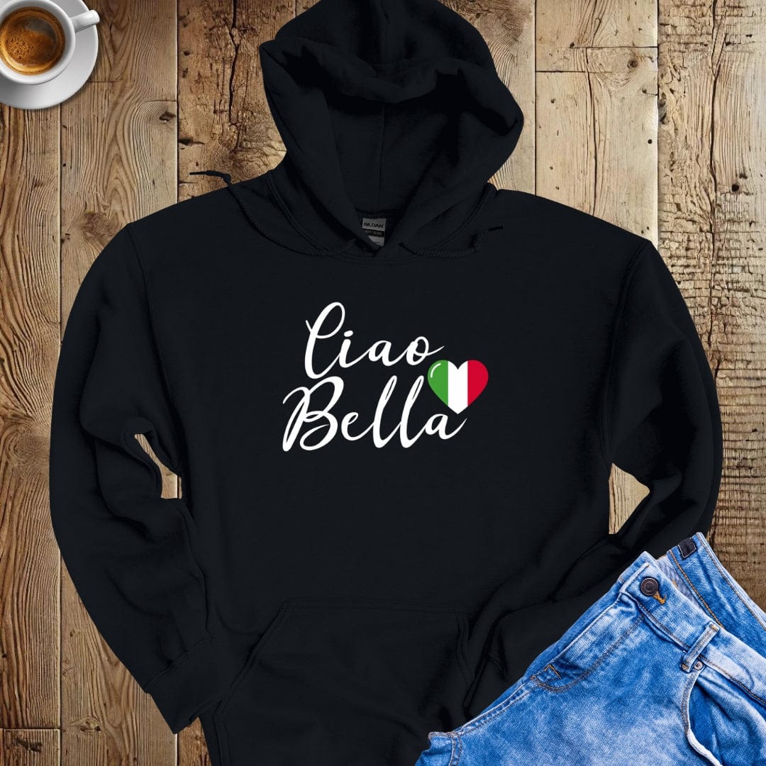 Ciao Bella Heart Hoodie Sweatshirt