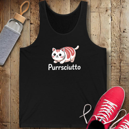 Purrsciutto Cat Unisex Jersey Tank