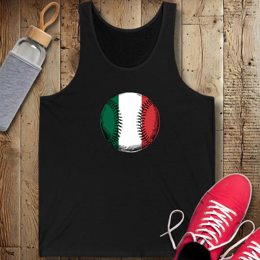 Baseball Italian Flag Unisex Jersey Tank