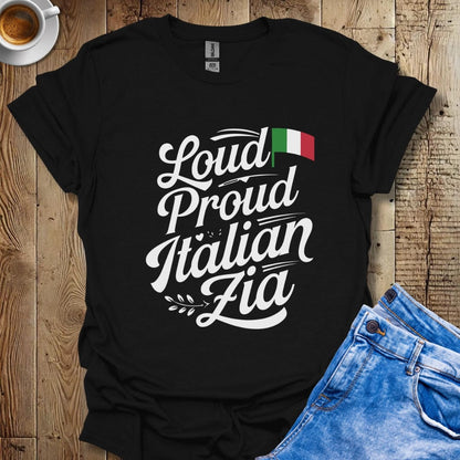 Loud Proud Zia Italian Pride T-shirt