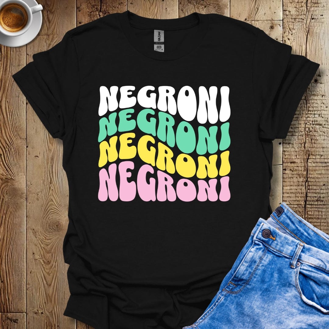 Retro Negroni 60's Style Groovy T-Shirt